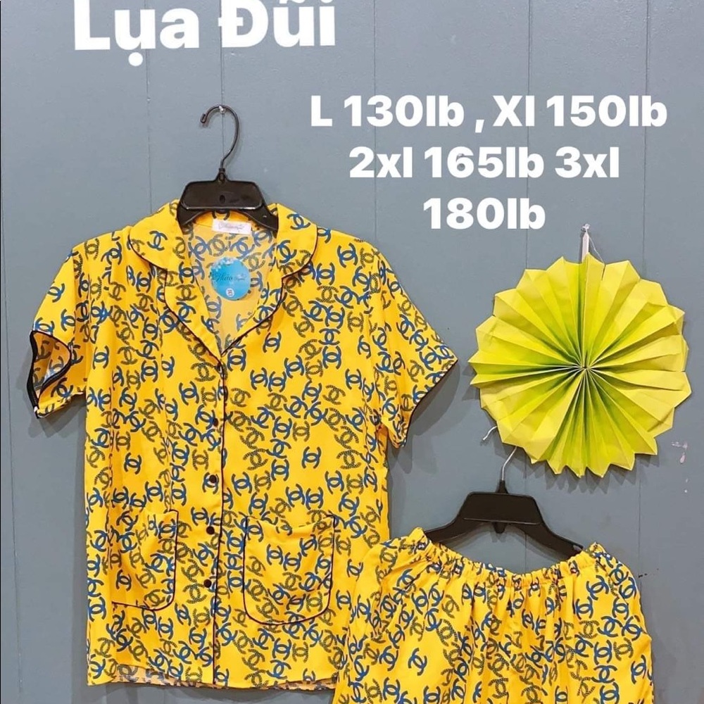 silk short set pajama